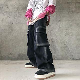 Cargo Jeans As Shown In Figure - One Size