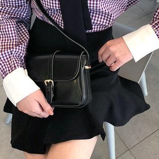 Belted-detail Shoulder Bag