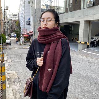Reindeer Embroidered Scarf