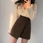 Wrapped Knit Top / Skort