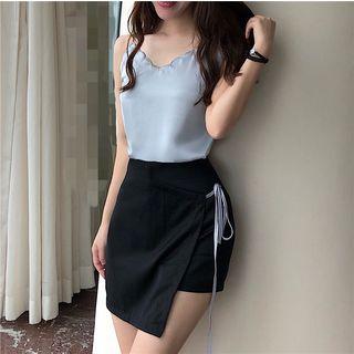 Plain Camisole Top / Wrap Front Skirt