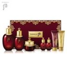 The History Of Whoo - Jinyulhyang Elegance Set: Jinyul Balancer 150ml + 20ml + Lotion 110ml + 20ml + Cream 30ml + Essential Cleansing Foam 40ml + Gongjinhyang Hand Cream 40ml 7pcs
