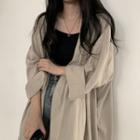 Open-front Long Shirt