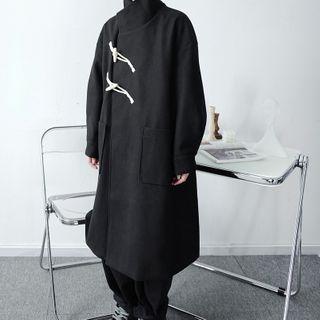 Toggle-front Long Coat