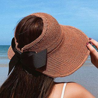 Bow-accent Visor Hat