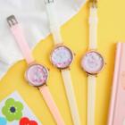 Sequined Silicone Strap Watch