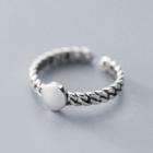 925 Sterling Silver Open Ring S925 Silver - Ring - One Size