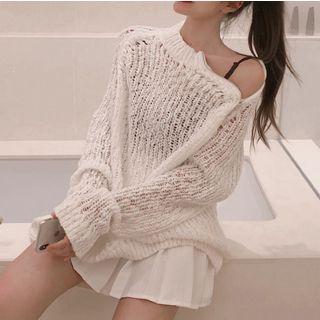 Zipper Accent Sweater