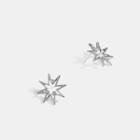 Alloy Star Earring 1 Pair - Silver - One Size
