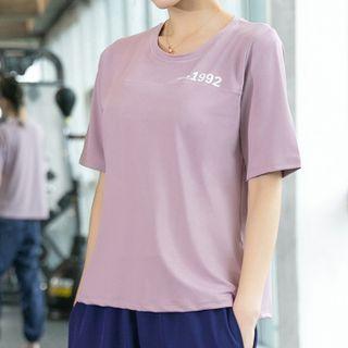 Short-sleeve Numbering Sports T-shirt