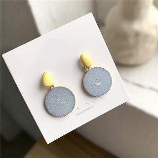 Disc Dangle Earring 1 Pair - Earrings - One Size