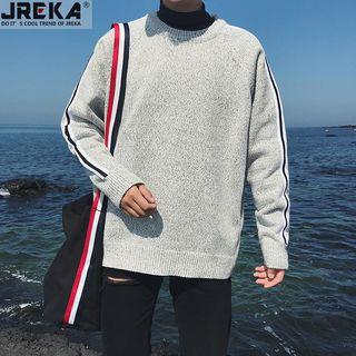 Loose-fit Striped Knit Sweater