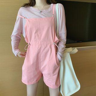 Plain Long-sleeve T-shirt / Jumper Shorts