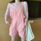 Plain Long-sleeve T-shirt / Jumper Shorts