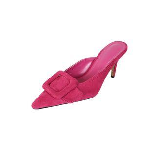 Buckle-front Mule