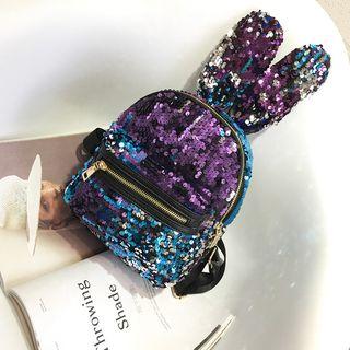 Rabbit Ear Sequin Backpack