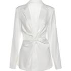 Cutout Twist-front Jacket