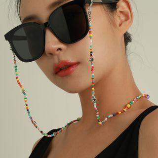 Bead Eyeglasses Retainer Silver - One Size