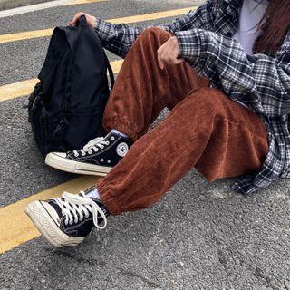 Plain Corduroy Jogger