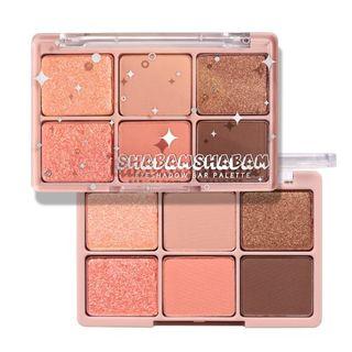 Coringco - Shabamshabam Eyeshadow Palette - 2 Colors #02 Shy Night