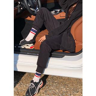 Tall Size Fleece-lined Tapered Jogger Pants