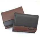 Contrast-trim Faux-leather Wallet