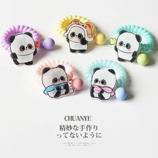 Panda Coil Hair Tie