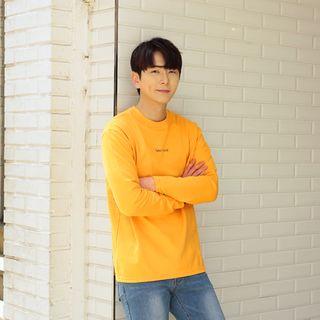 Colored Lettering Sweatshirt