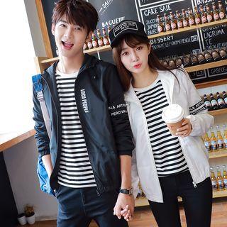 Couple Matching Light Zip Jacket