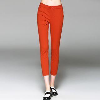 Cropped Pencil Pants