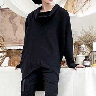 Turtleneck Pullover Black - One Size
