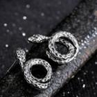 Metal Stud Earring 1 Pc - Silver - One Size