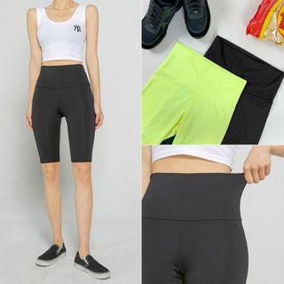 High-waist Biker Shorts