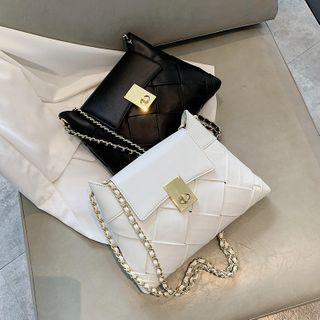 Chain Woven Crossbody Bag