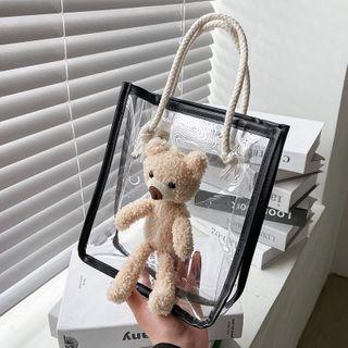 Bear Accent Pvc Handbag