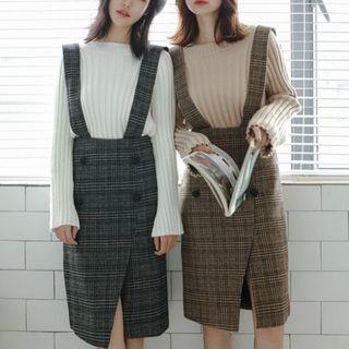 Rib Knit Crew-neck Sweater