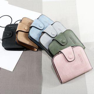 Buckle Stitched Printed Wallet