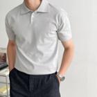 Muscle-fit Cotton Polo Shirt