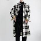 Single Breasted Woolen Long Shirt
