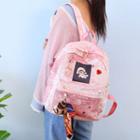 Velvet Embellished Backpack
