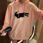 Crocodile Embroidered Hoodie