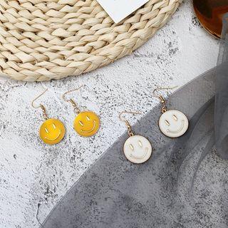 Smile Disc Drop Earring