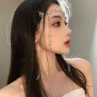 Fringed Alloy Headpiece Silver - One Size