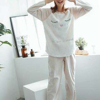 Loungewear Set: Cartoon Pullover + Pants