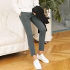 Flat-front Tapered Dress Pants
