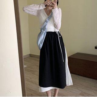 Lace Long Sleeve Top / Skirt