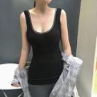 Padded Tank Top Black - One Size