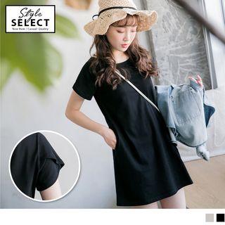 Tulip-sleeve Long T-shirt