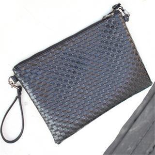 Woven Wristlet Clutch