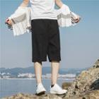 Plain Capri Shorts